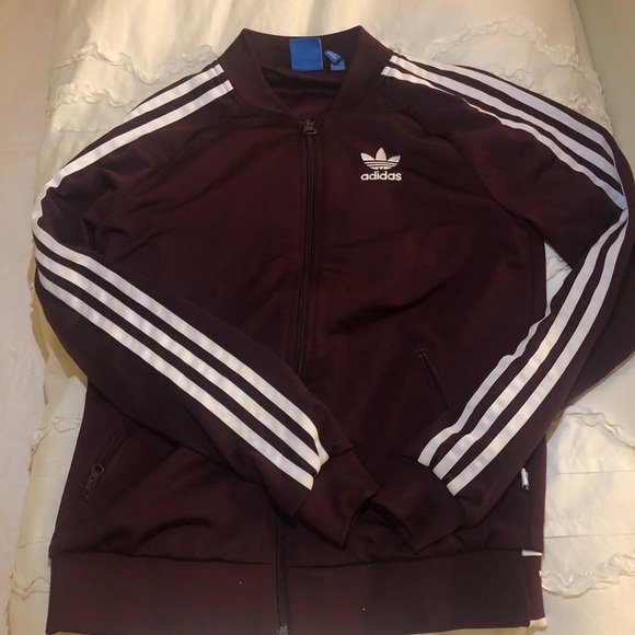 Adidas running jacket!! Maroon. - Picture 2 of 4